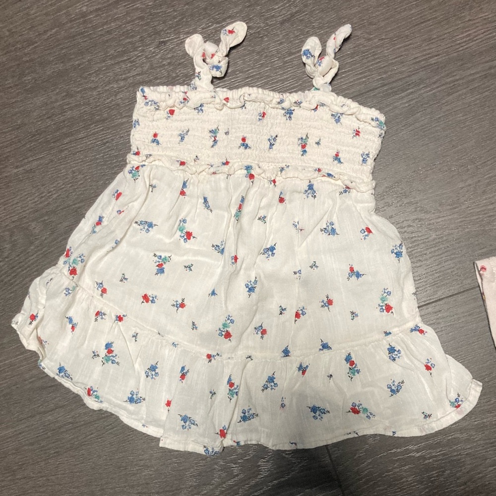 Old Navy White Floral Dress